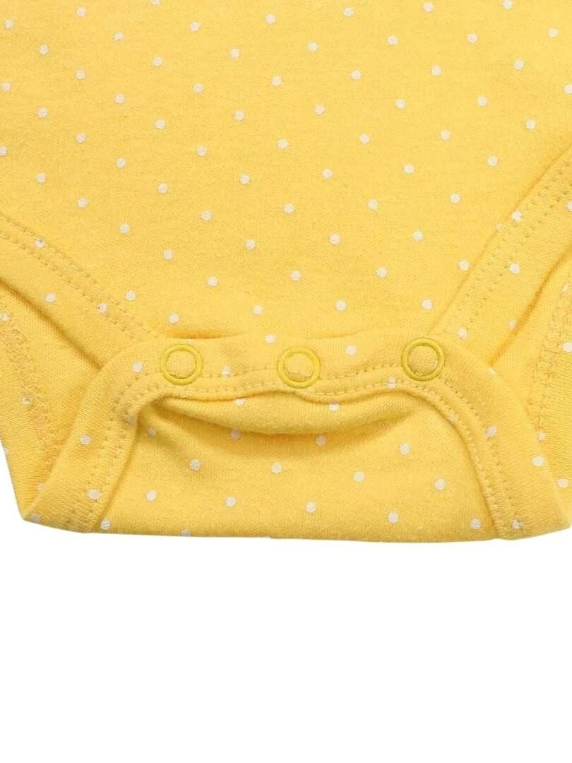 Lee Cooper   Ensemble ​​Body short bandeau bébé fille Imprimé Logo   Jaune