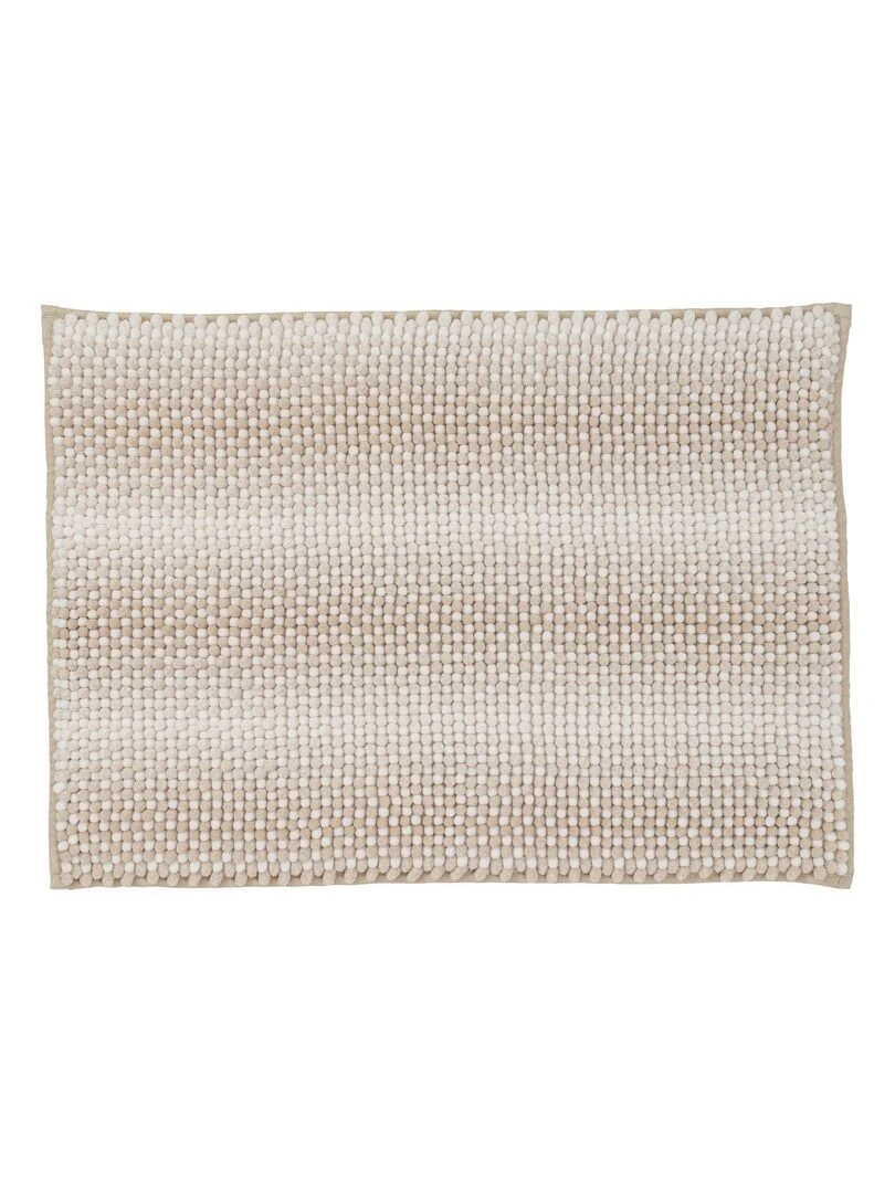 Guy Levasseur Tapis de bain en polyester uni beige Beige
