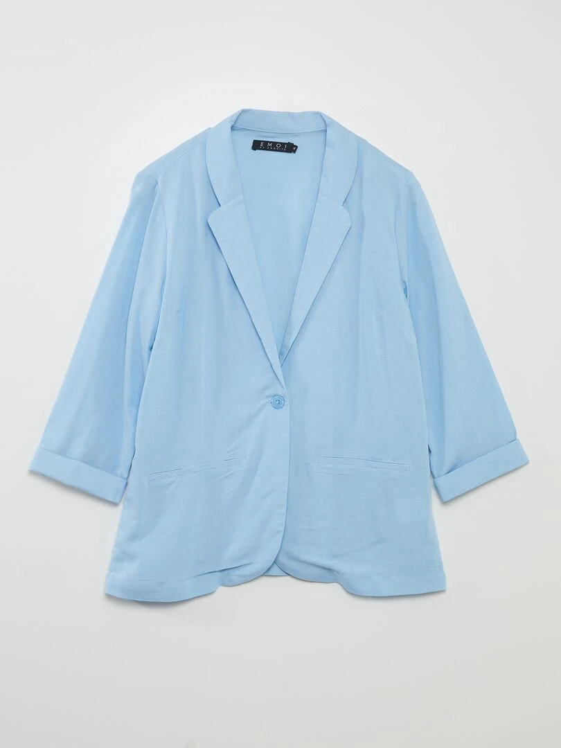 Veste légère unie Bleu