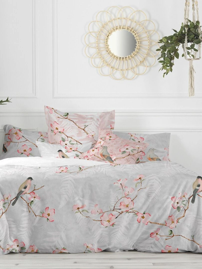 Housse de couette Ohara "Happyfriday"   Blanc