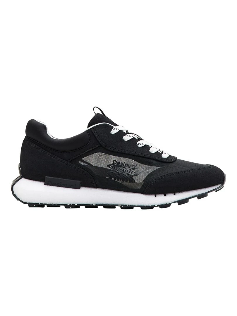 Basket à Lacets Desigual Jogger Colour Logo Noir