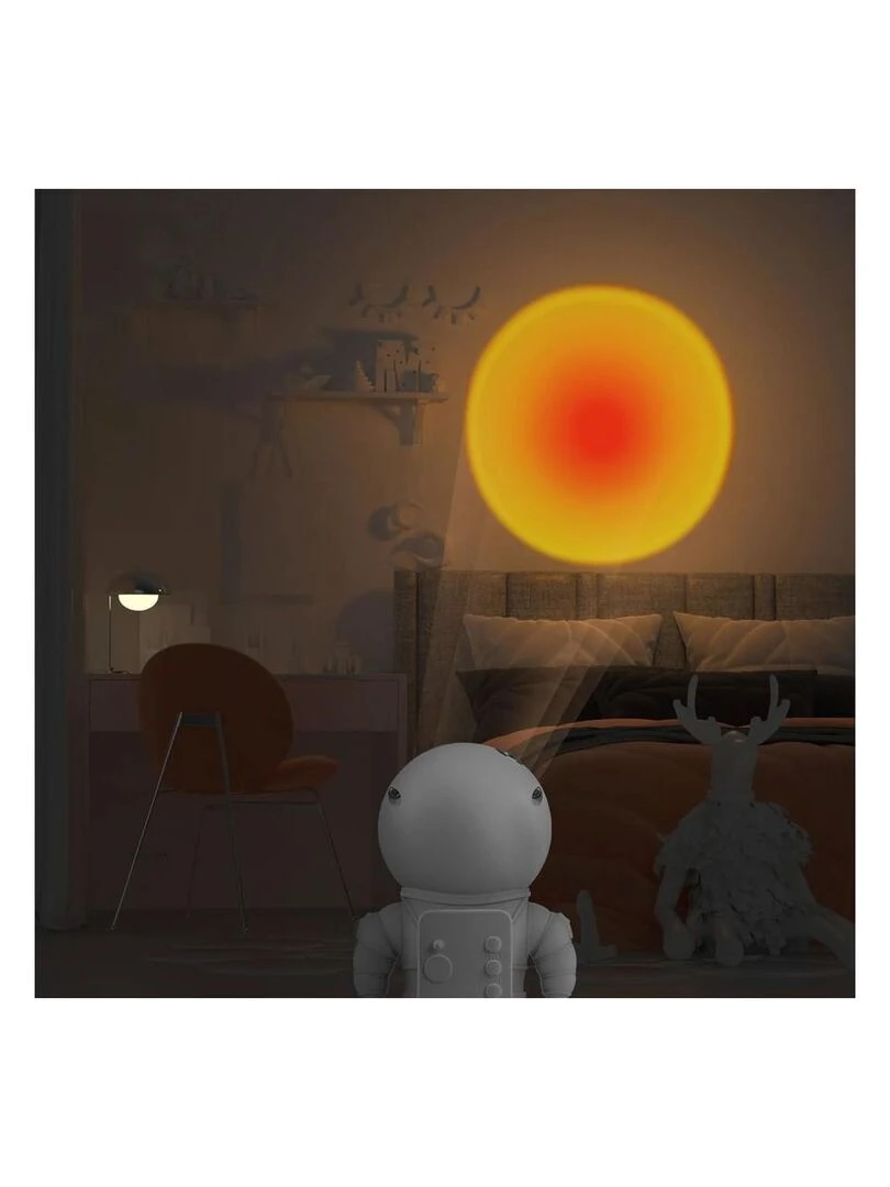 Mob Astro Light orange Lampe projecteur coucher de soleil Orange