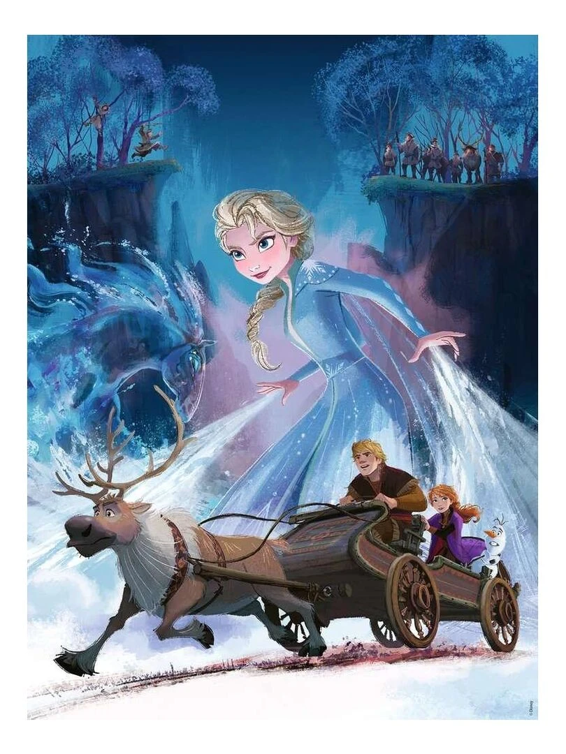 Puzzle 200 p XXL La foret mysterieuse / Disney La Reine des Neiges 2 N/A