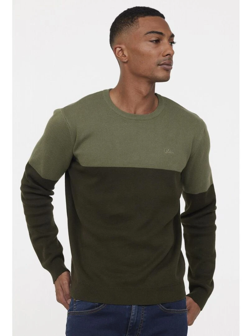 Lee Cooper Pull manches longues coton regular CAYU Vert