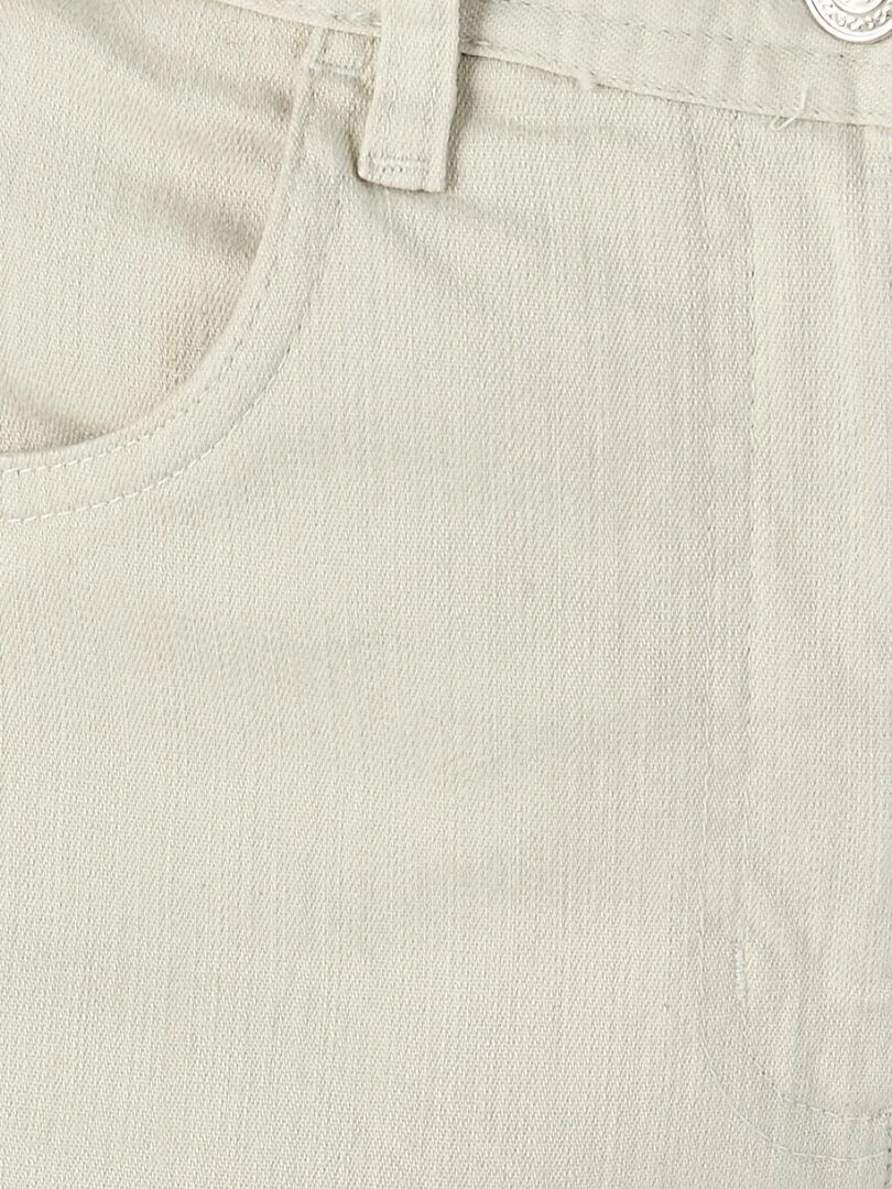 Pantalon stretch en toile   Damart   Marron