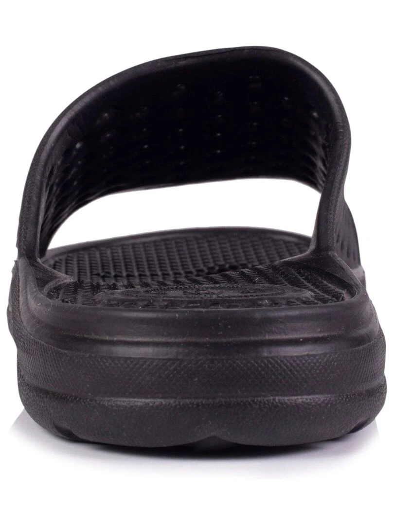 Mules claquettes Femme ajourées Noir   Noir