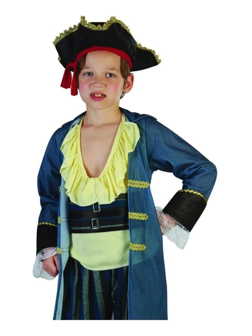 Déguisement Pirate luxe enfant Bleu