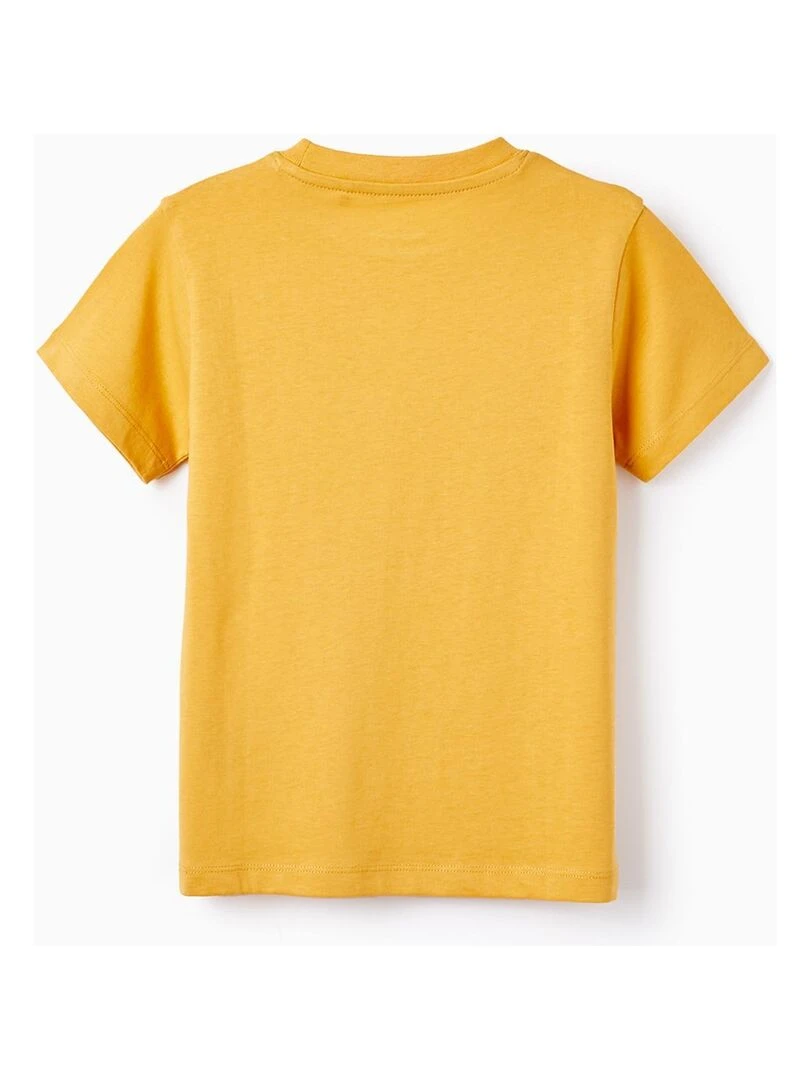 T Shirt De Coton Pour Garçon 'Cuba' manches courtes Jaune
