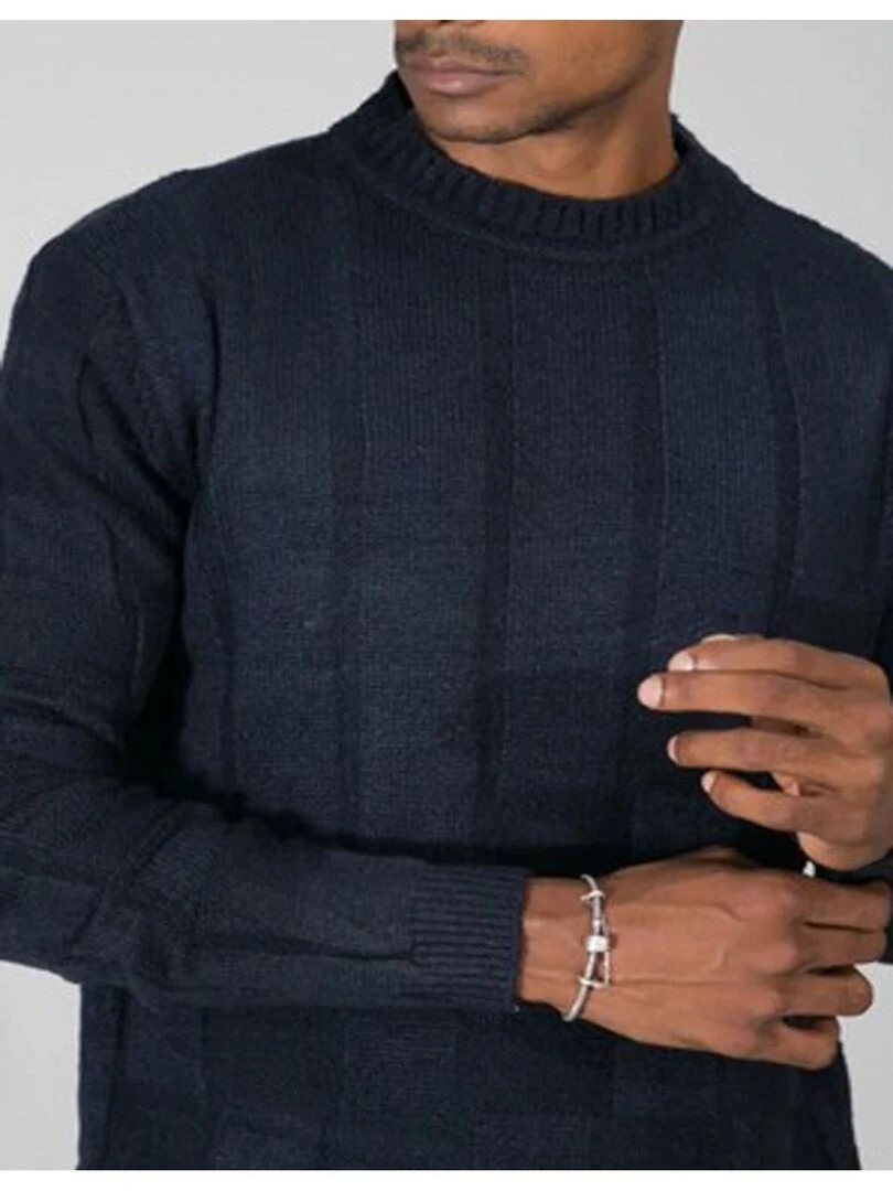 Pull manches longues Kebello Bleu marine