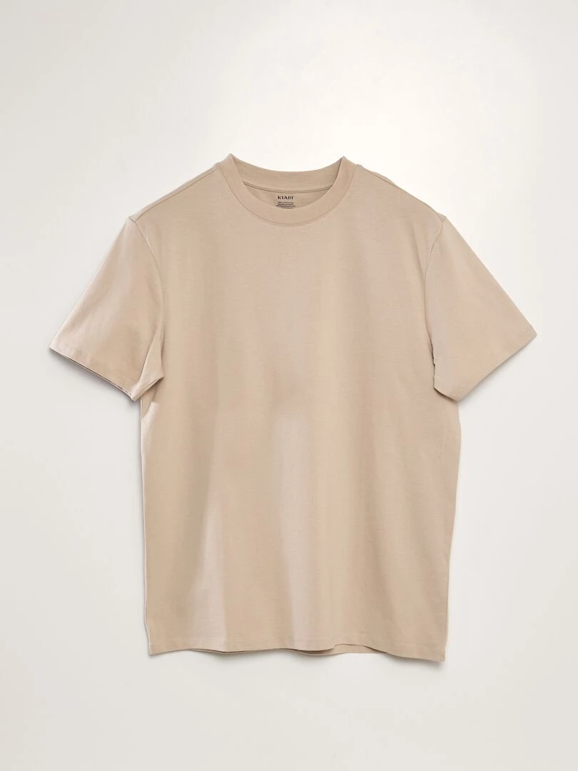 T shirt à col rond en coton Tough Cotton™ Beige clair