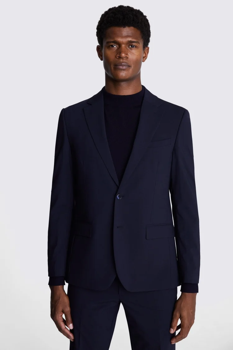 Italian Slim Fit Grey Check Jacket    Buy Online at Moss