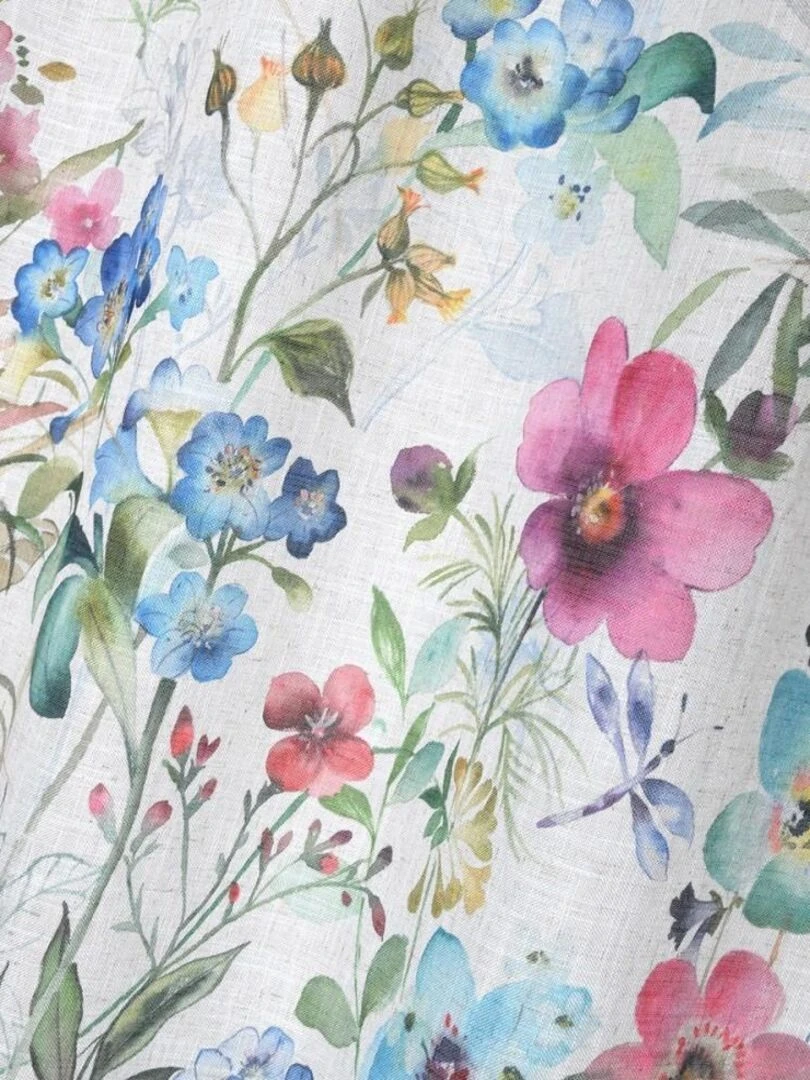 Rideau à œillets 140x260 cm Magnolia   Blanc