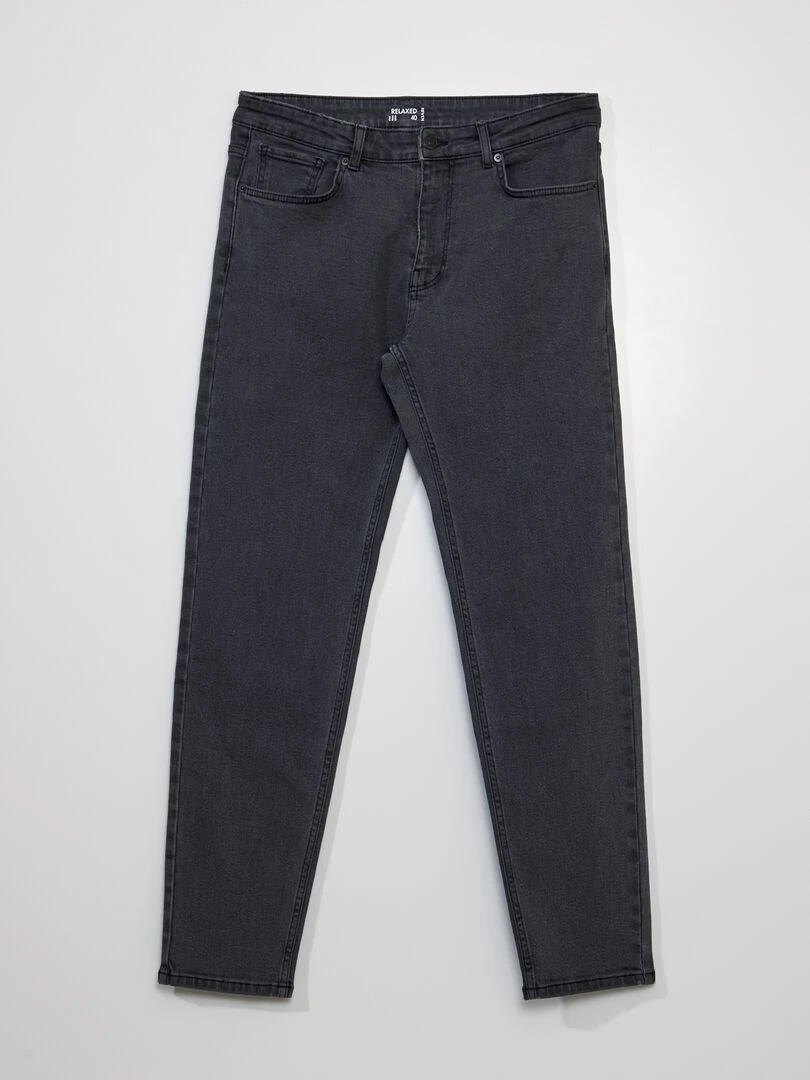 Jean relaxed fit Gris