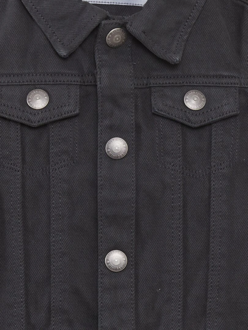 Veste en jean épaisse   Noir