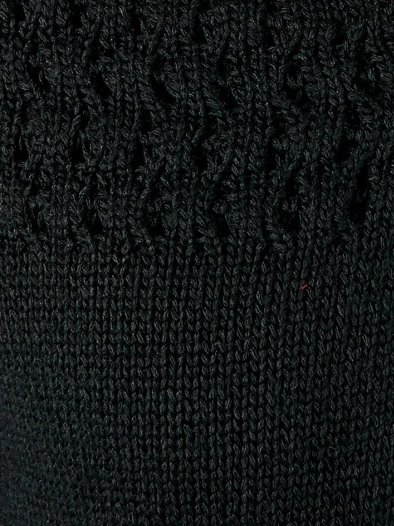 Boléro maille fantaisie   Damart   Noir