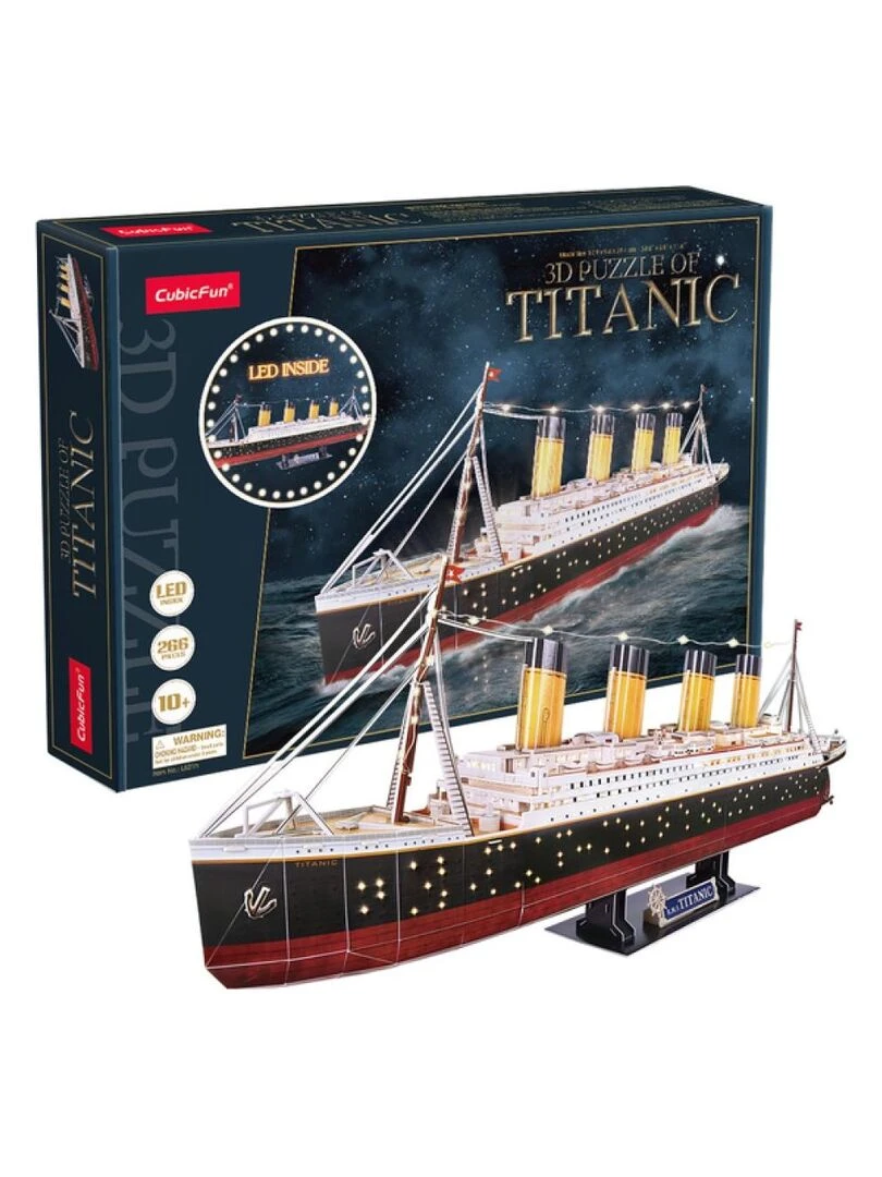 Puzzle titanic led 3d cubic fun N/A