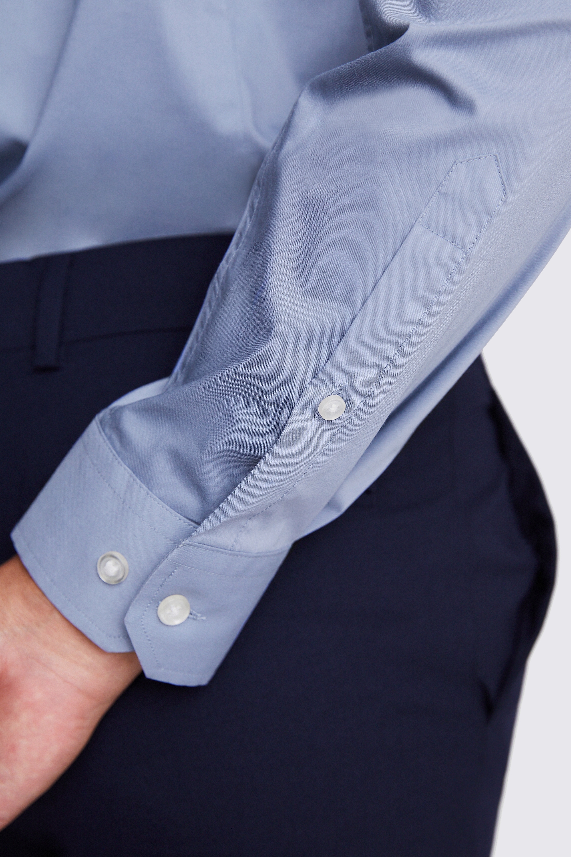 Slim Fit Sage Dobby Stretch Shirt   Buy Online at Moss