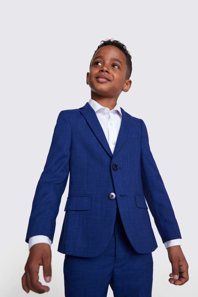 Boys Blue Slub Jacket Buy Online at Moss