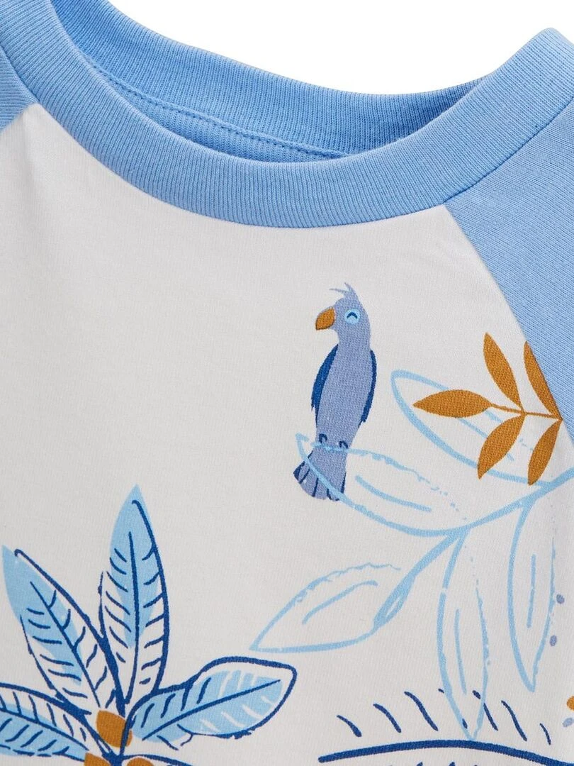 Pyjama enfant manches courtes Gamboa   Bleu