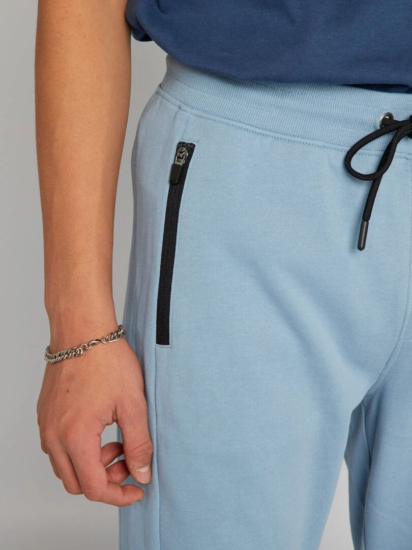 Pantalon de jogging à détails contrastés   Bleu