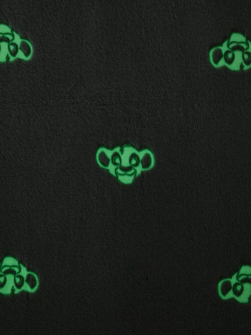 Couverture bébé phosphorescente Roi Lion Cosy Time Vert tilleul