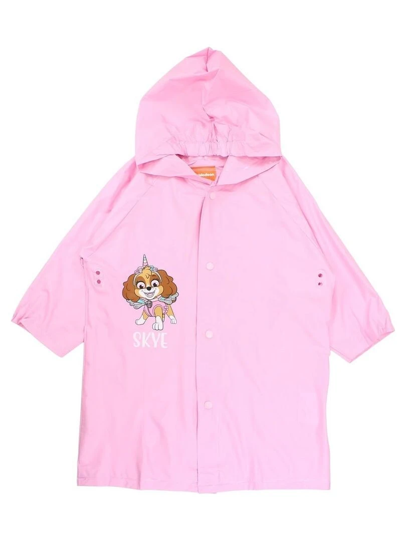 La Pat' Patrouille Impermeable fille imprimé La Pat' Patrouille Rose