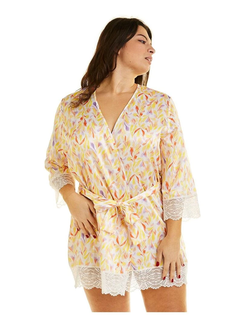 Kimono PAMPA   Camille Cerf & Pomm'Poire   Blanc