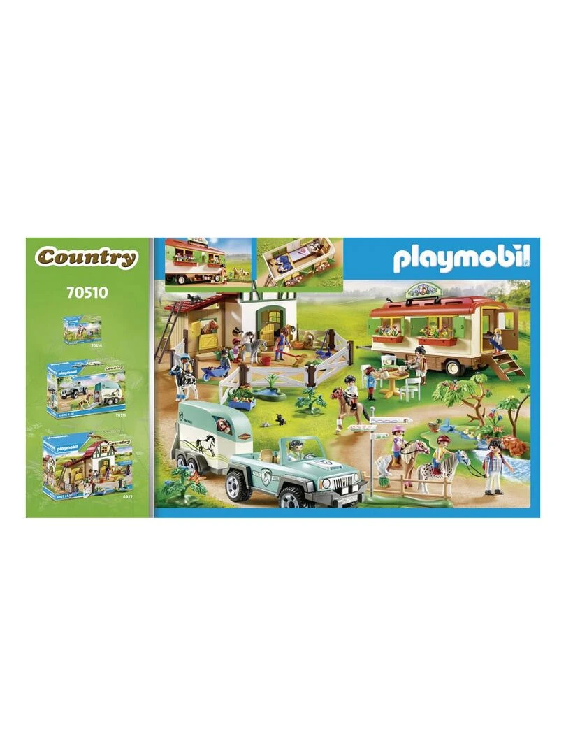 70510 Box De Poneys Et Roulotte  'playmobil' Country   N/A