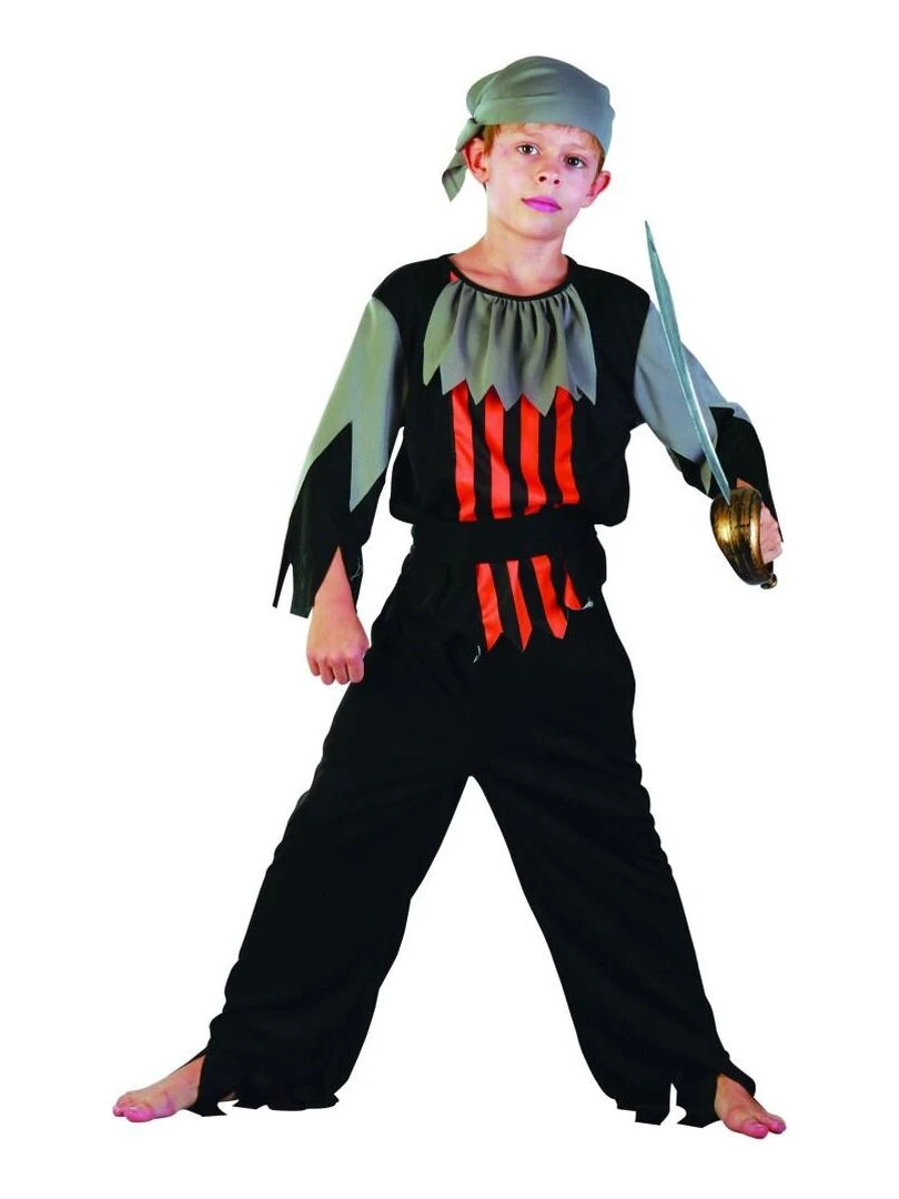 Déguisement Pirate moussaillon enfant Noir Noir