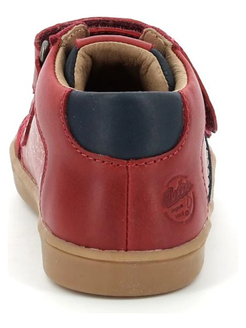 Sneakers hautes Cuir Woutainkro   Rouge