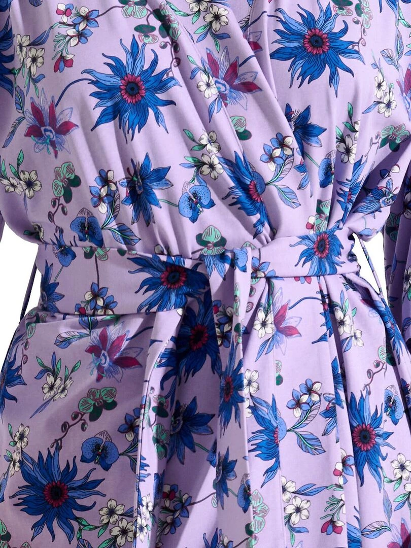 Déshabillé Flowers   Violet