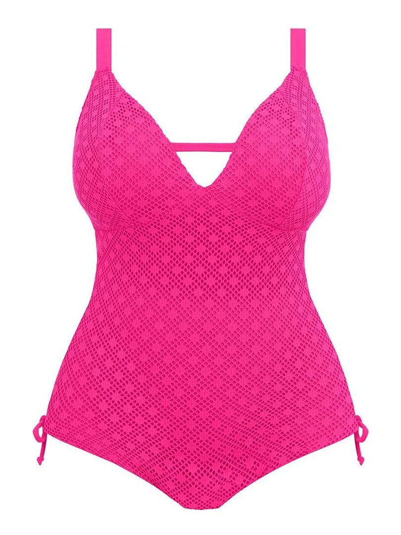 Maillot 1 pièce grande taille sans armatures Bazaruto   Rose