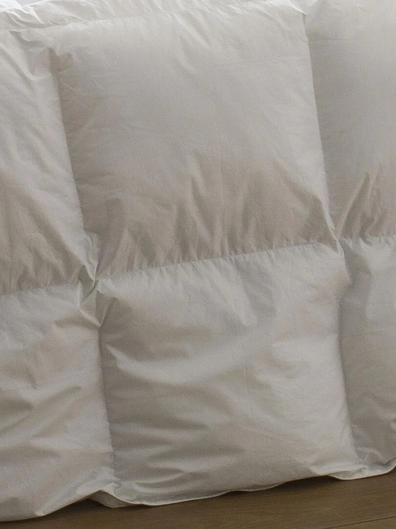 Couette en 100% percale de coton Blanc