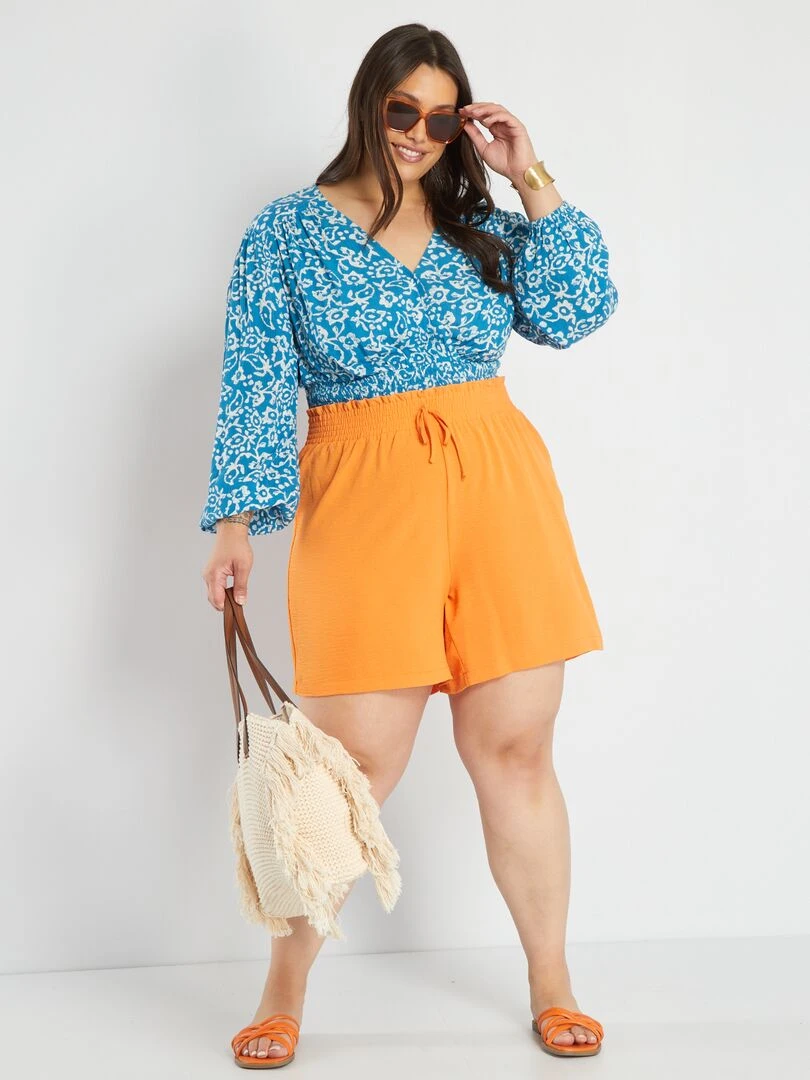 Short fluide orange