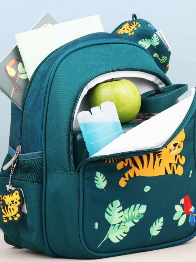 Sac à dos avec poche isotherme Tigre Bleu