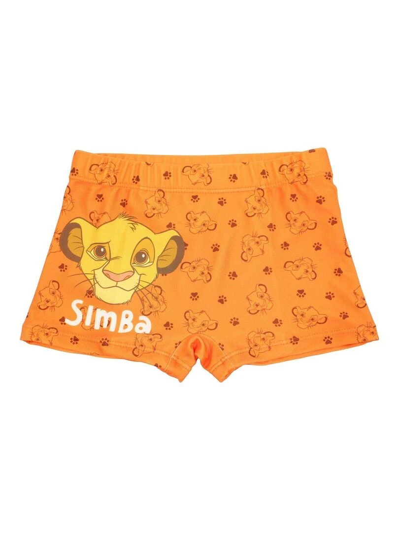 Disney Boxer De Bain garçon imprimé Le Roi Lion Orange