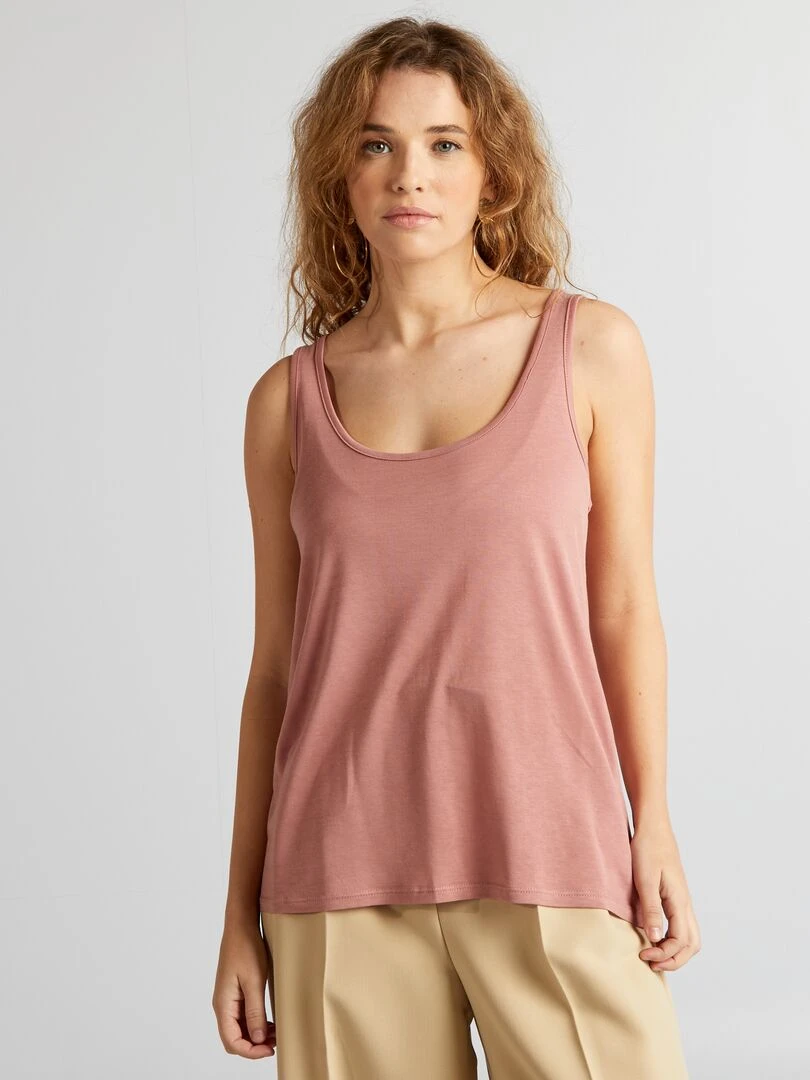 Débardeur en lyocell   Rose