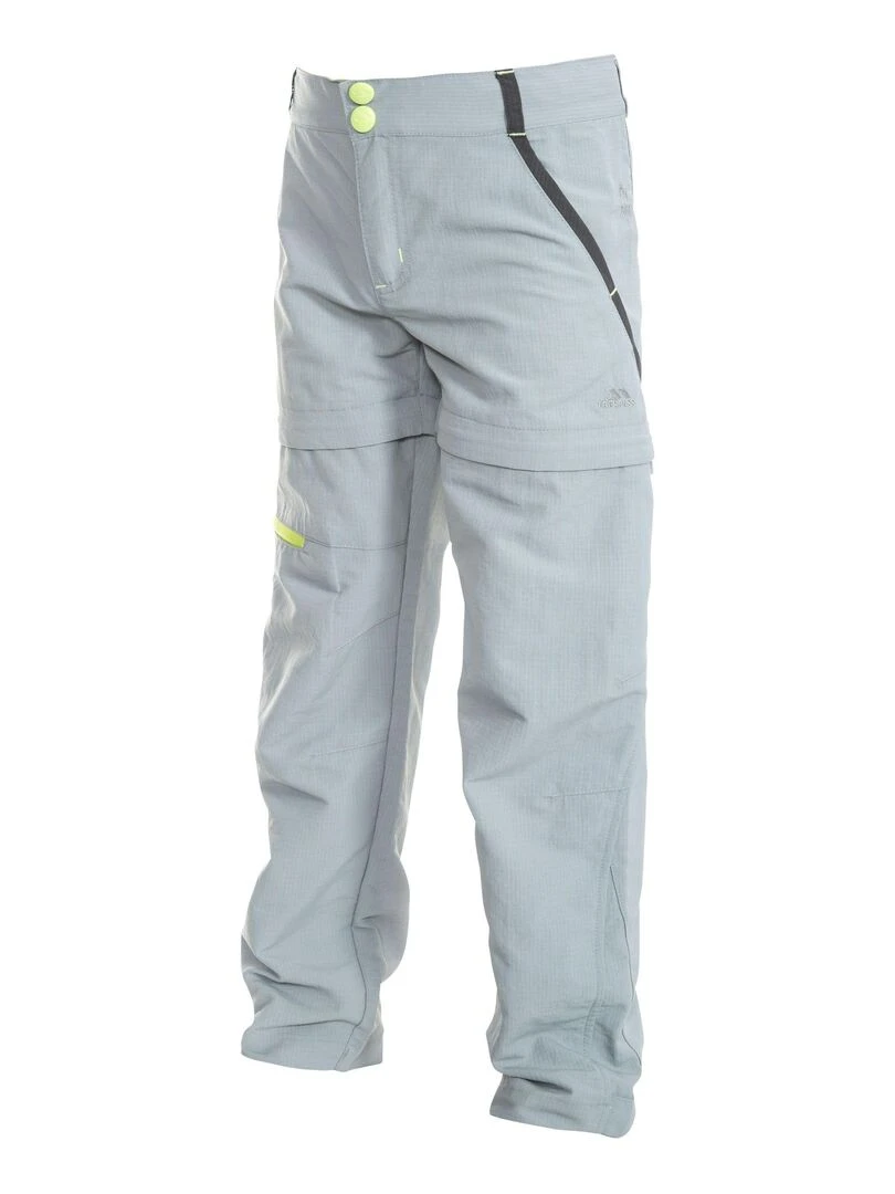 Trespass   Pantalon de randonnée convertible DEFENDER   Gris clair