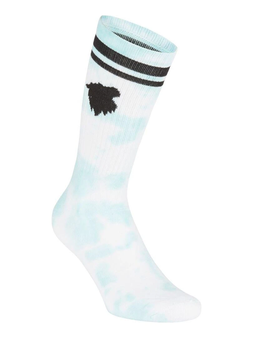 Lot de 2 paires de tennis uni et Tie and Dye Comme Des Loups   Bleu turquoise