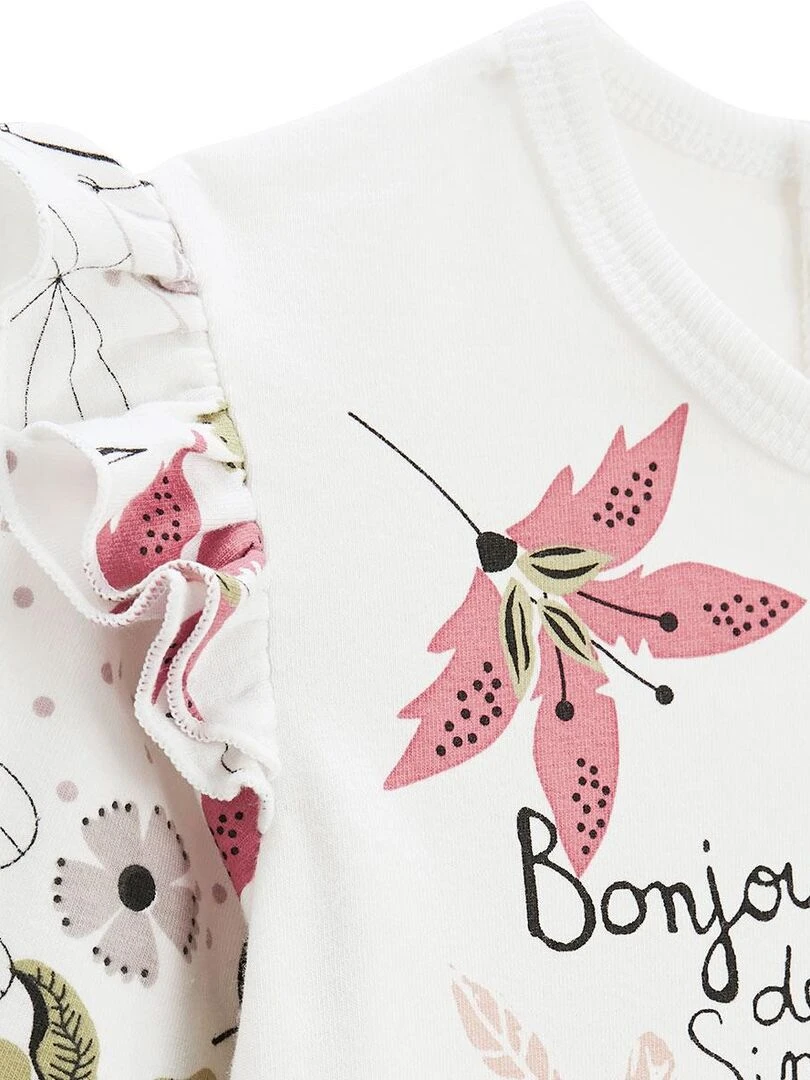 Pyjama bébé Singapour   Ecru