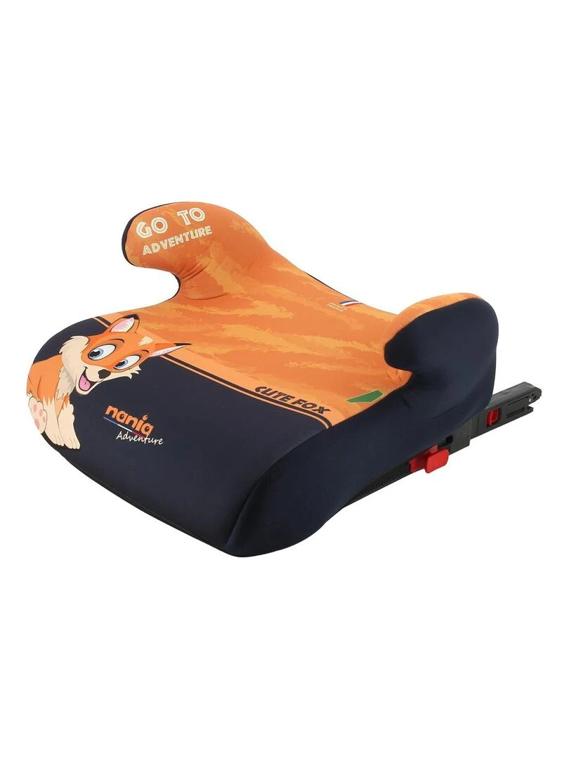 Nania – Rehausseur isofix ALPHIX 126 150 cm R129 i Size – De 8 à 12 ans – Fabrication Française Orange
