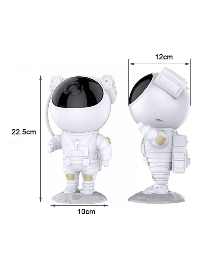 Lampe veilleuse projecteur d'étoile  astronaute   Beige clair