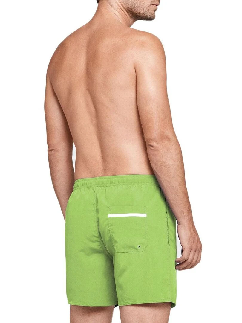 Maillot de bain short à séchage rapide Digue   Vert