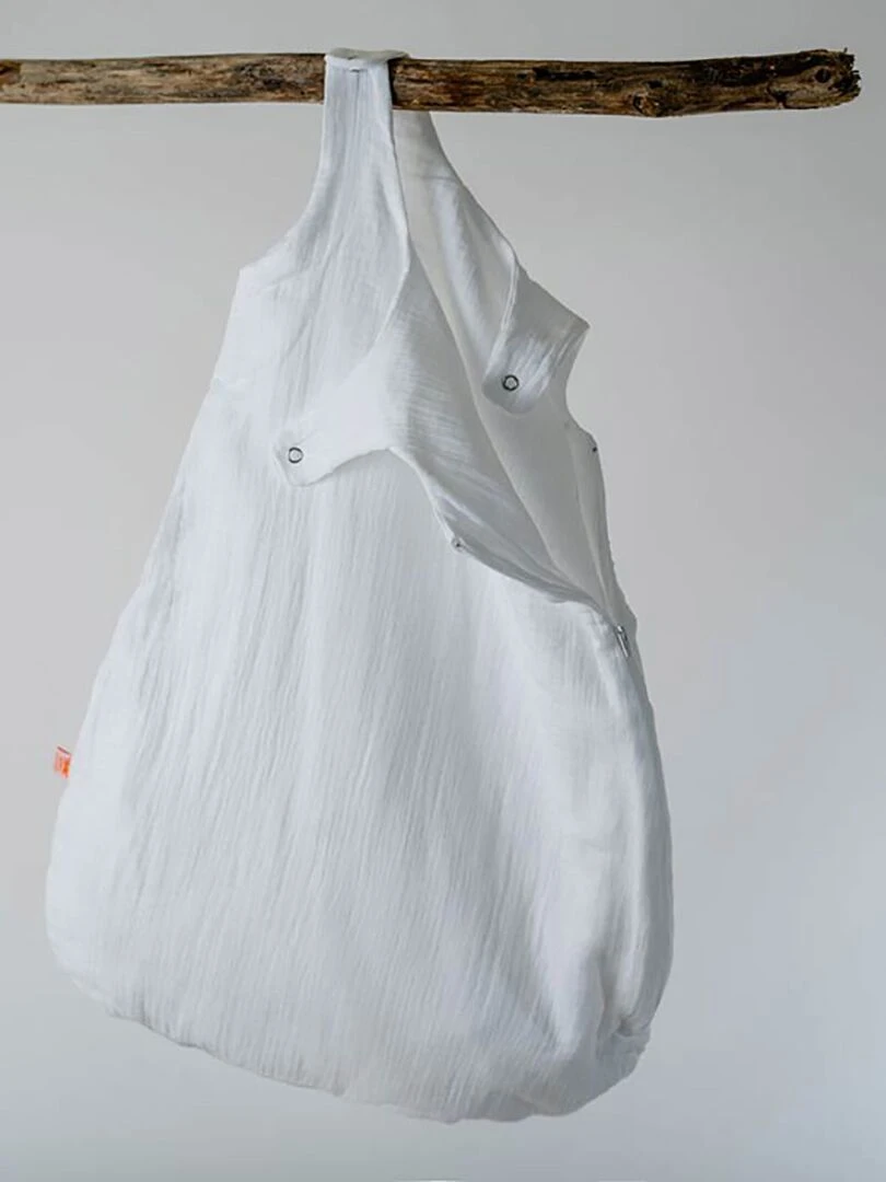 Gigoteuse Été en Coton Bio Blanc   Blanc