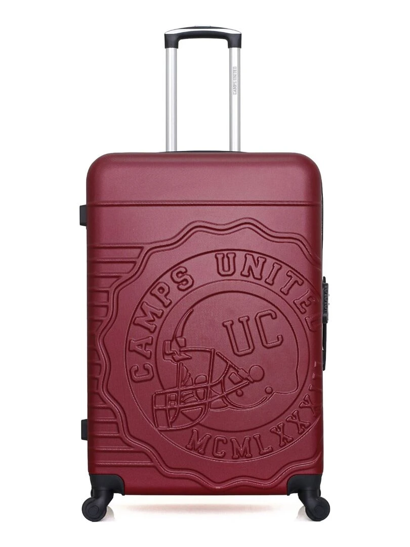 CAMPS UNITED VALISE GRAND FORMAT ABS CAMBRIDGE 4 ROUES 75 CM Bordeaux