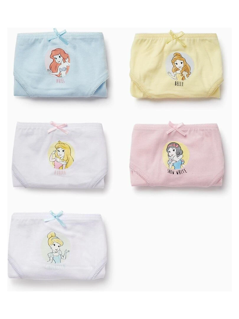 Pack 5 Culottes pour Fille 'Princesses Disney' DISNEY PRINCESSES Multicolore