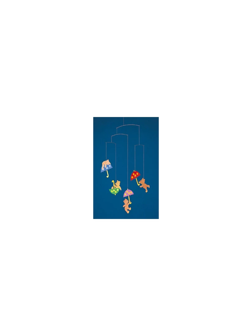 'flensted Mobiles' Hugging Bears Brolly Bears Beige
