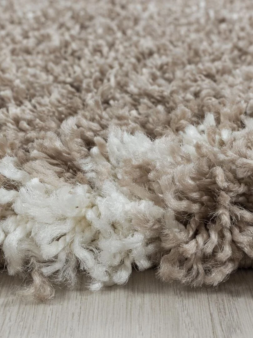 Tapis berbère style SHAGGY A OEKO TEX®   Beige