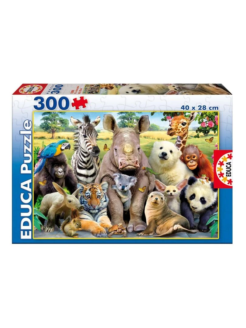 Puzzle 300 pièces : Animaux : Photo de classe N/A