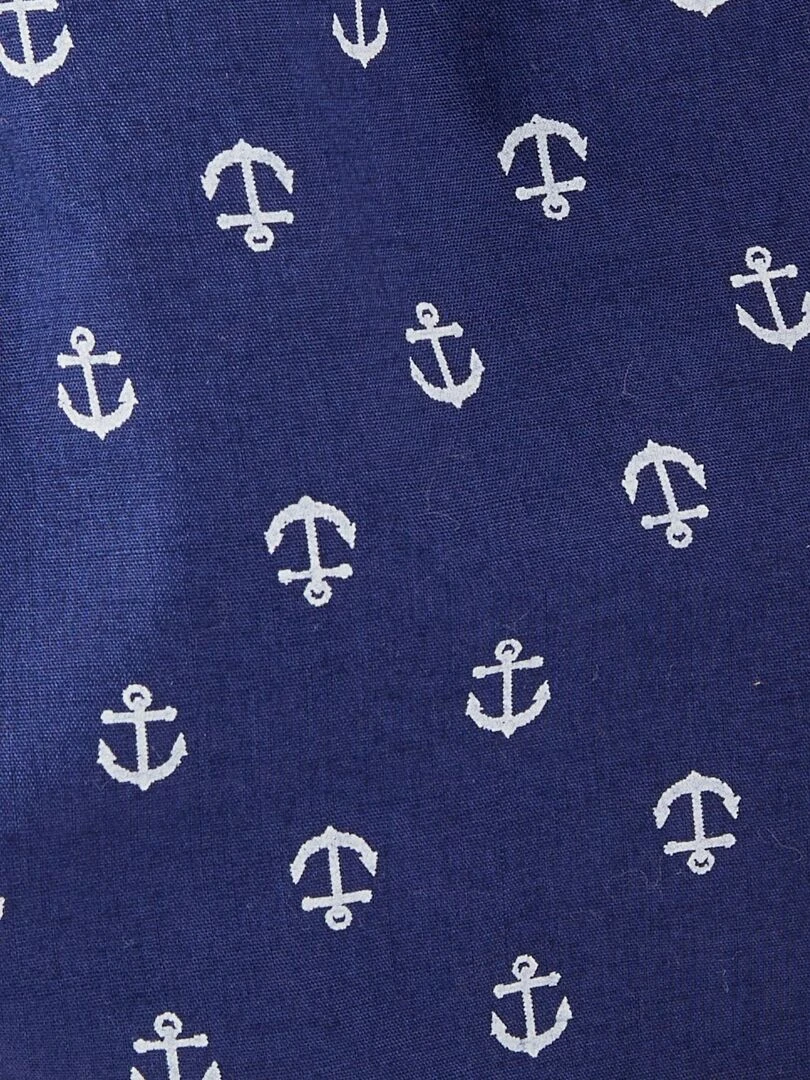 Lot de 3 caleçons ouverts pur coton   Damart   Bleu